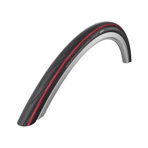 Велопокрышка Schwalbe Lugano K-Guard 25-622 черный/красный