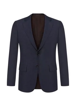 Однобортный пиджак из смеси кашемира и шелка Zegna Couture
