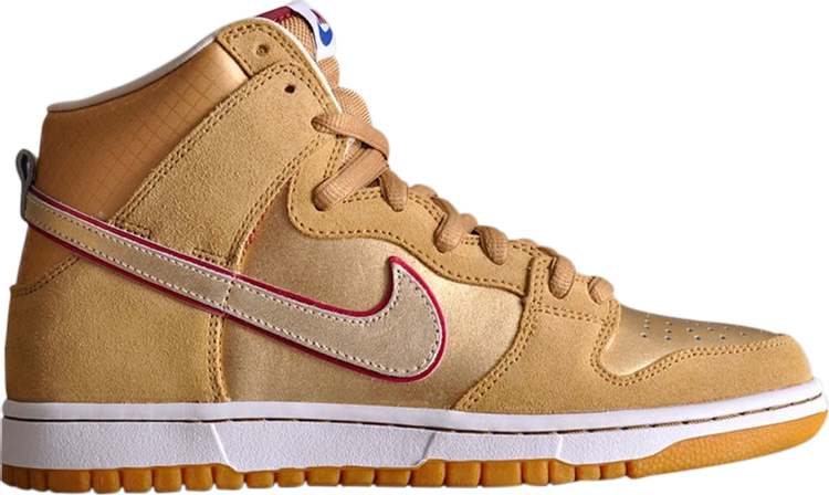 Кроссовки Nike Dunk High Premium SB 'Koston', золотой