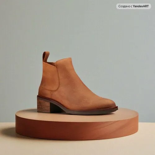 Полусапоги Clarks, размер 37.5, коричневый