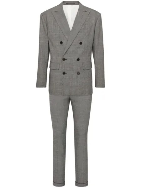Dsquared2 костюм с двубортным пиджаком, серый