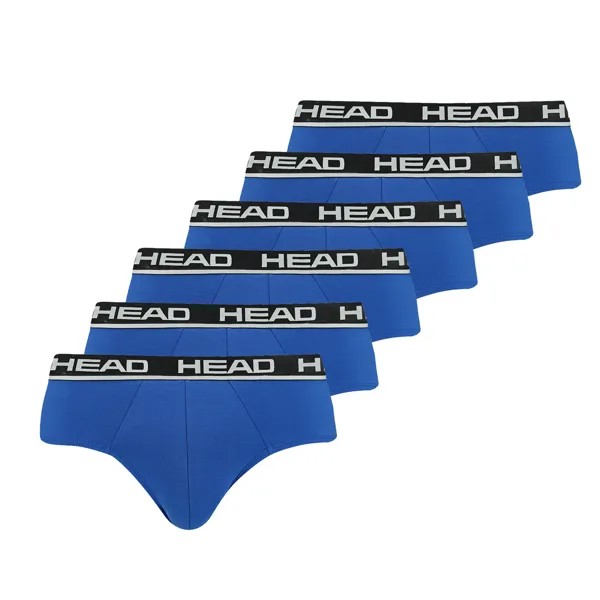 Боксеры HEAD Boxershorts Head Boxer Brief 6P, цвет 001 - Blue / Black