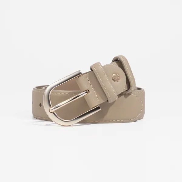 Ремень женский NoBrand 9345351 золотой, 115 см