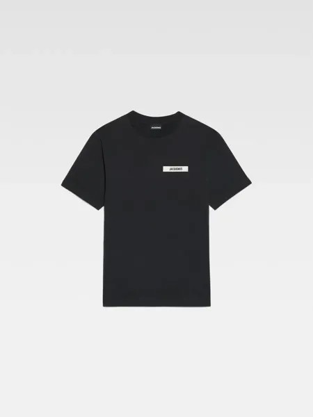 Футболка с логотипом Grgrain Le Gr Grain Jacquemus, черный
