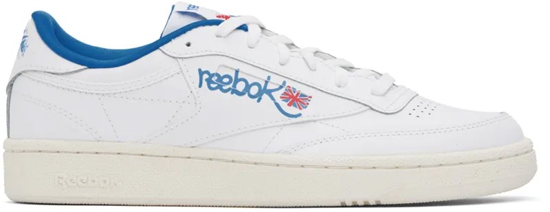 Бело-синие кроссовки Club C 85 Reebok Classics