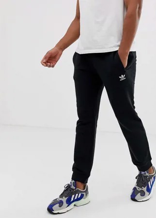 Черные джоггеры с логотипом adidas Originals essentials-Черный