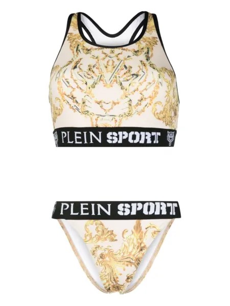 Бикини с принтом Baroque Plein Sport, бежевый