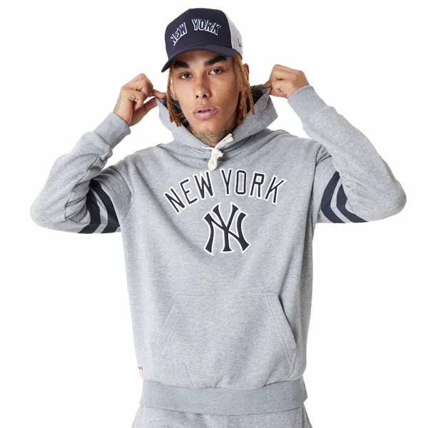 Худи New Era MLB Lifestyle OS New York Yankees, серый