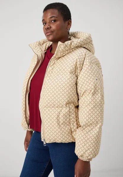 Пуховик NEW YORK HOOD PUFFER Tommy Hilfiger, бежевый