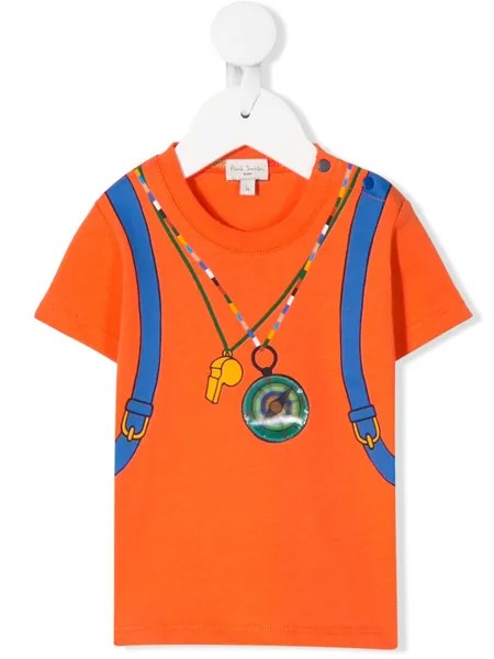 Paul Smith Junior футболка Explorer с графичным принтом