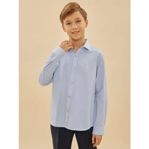 Рубашка Noble People, размер 146, голубой