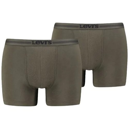 Нижнее белье Levis Men Tencel Boxer Brief 2P Мужчины 37149-0735 S