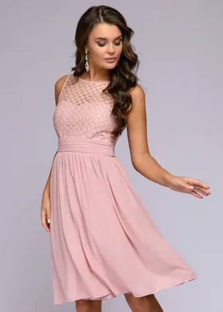 Вечернее платье женское 1001DRESS 0122001-30118SP розовое 44