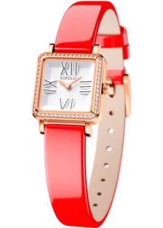Fashion наручные  женские часы Sokolov 232.01.00.001.01.06.2. Коллекция Diva