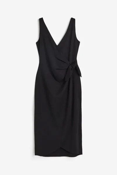 Платье женское H&M 1153715001 черное 4XL (доставка из-за рубежа)