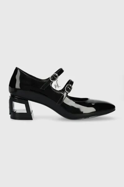 Кожаные туфли TETRA HEEL Karl Lagerfeld, черный