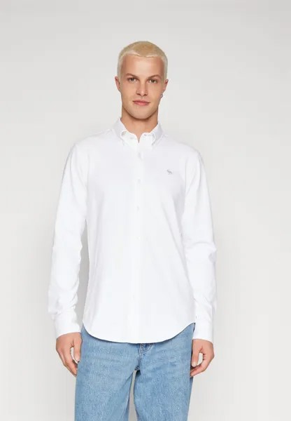 Рубашка ICON OXFORD SHIRT Abercrombie & Fitch, цвет WHITE SOLID
