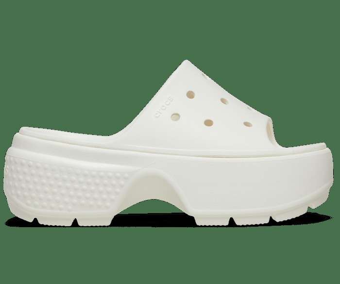 Шлепанцы Stomp Crocs мужские, цвет Chalk