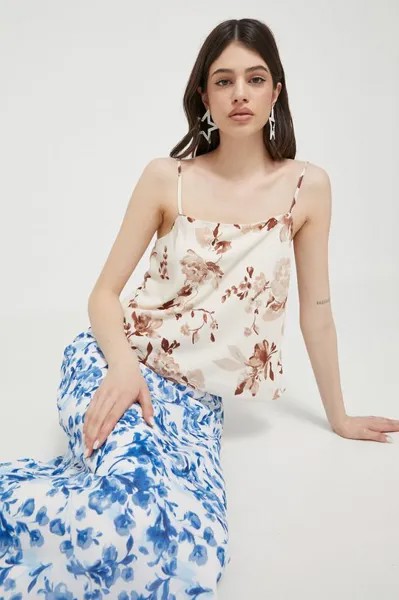 Блузка Abercrombie & Fitch, коричневый