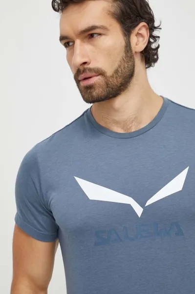Спортивная футболка Solidlogo Salewa, синий