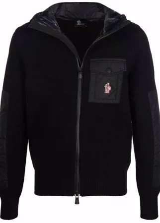 Moncler Grenoble шерстяная куртка на молнии с капюшоном