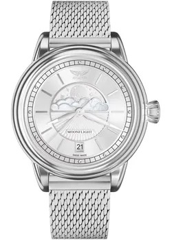 Швейцарские наручные  женские часы Aviator V.1.33.0.250.5. Коллекция Douglas MoonFlight