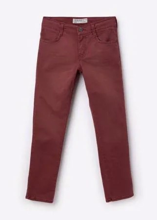 Бордовые зауженные джинсы для мальчика Gloria Jeans