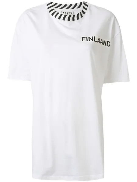 Aalto футболка оверсайз с надписью