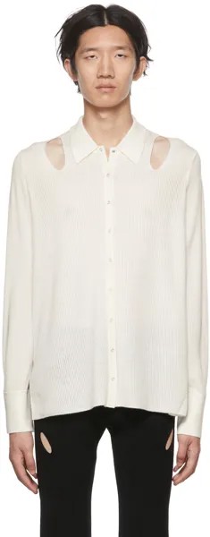 Кардиган Off-White с вырезами Dion Lee