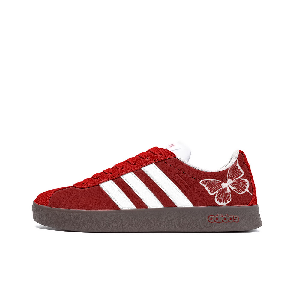 Кроссовки adidas neo Skateboarding Shoes Unisex Low-top White, красный