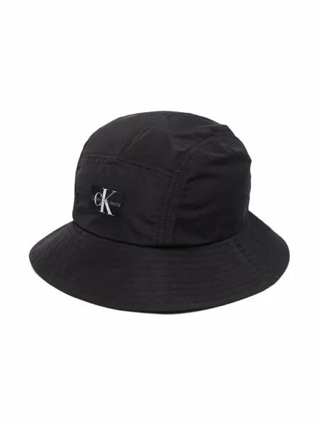 Calvin Klein Kids панама с нашивкой-логотипом