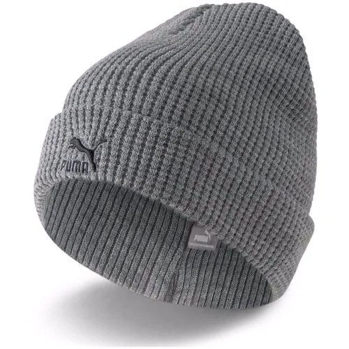 Шапка PUMA ARCHIVE mid fit beanie 2284808 мужская, цвет серый, размер O/S