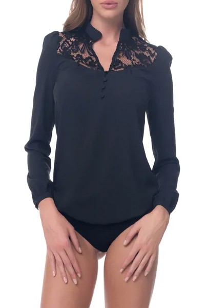 Блуза женская Arefeva L5247 черная XL
