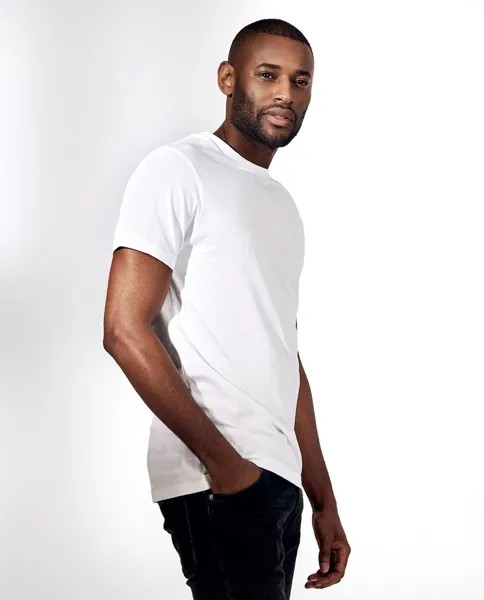 Мужская футболка с короткими рукавами и круглым вырезом Bread & Boxers, белый