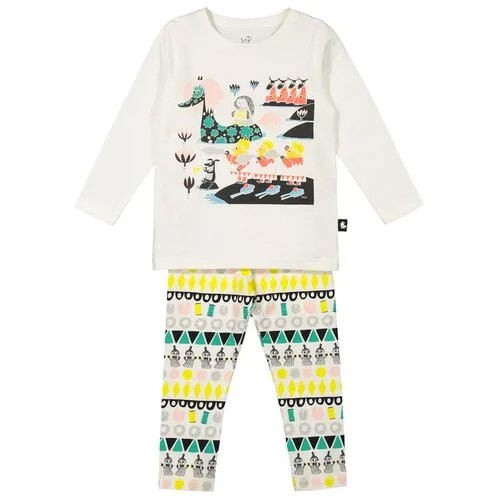 Пижама Reima детская, шорты, размер 92, белый