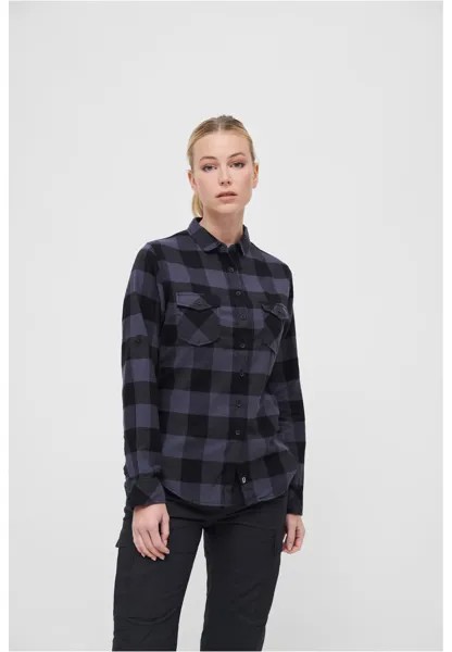 Блуза Brandit Flanell Hemden, черный