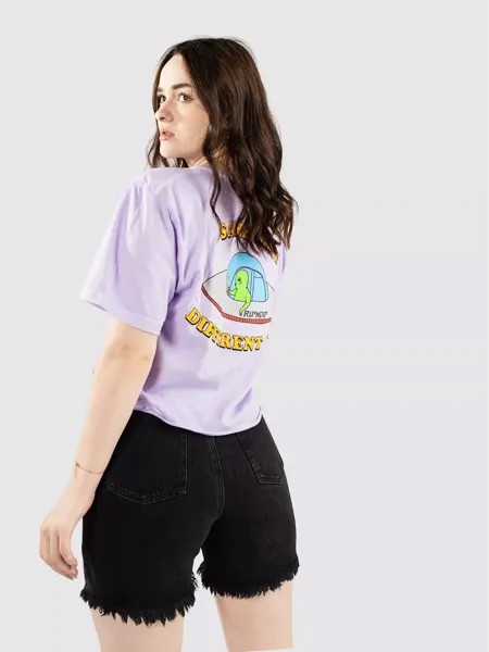 Укороченная детская футболка Same Shit Different Day Ripndip, лавандовый