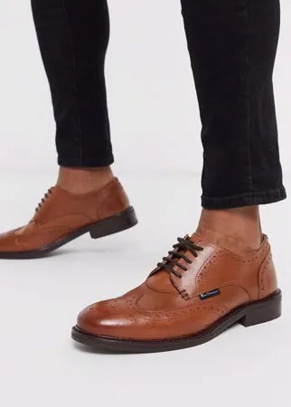 Светло-коричневые туфли на шнуровке Ben Sherman-Светло-коричневый