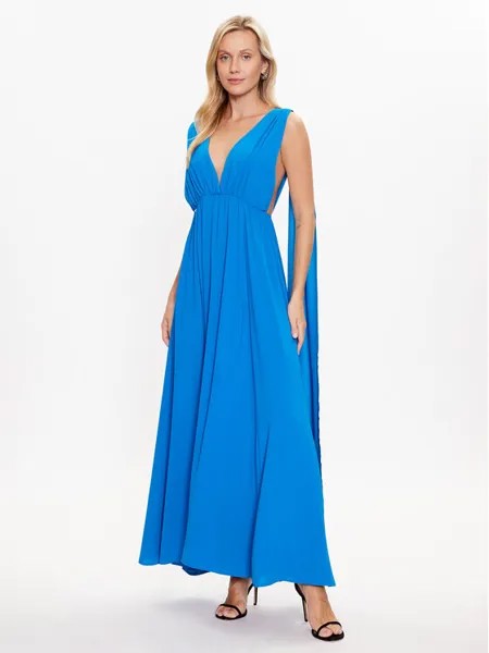 Коктейльное платье стандартного кроя Kontatto, синий