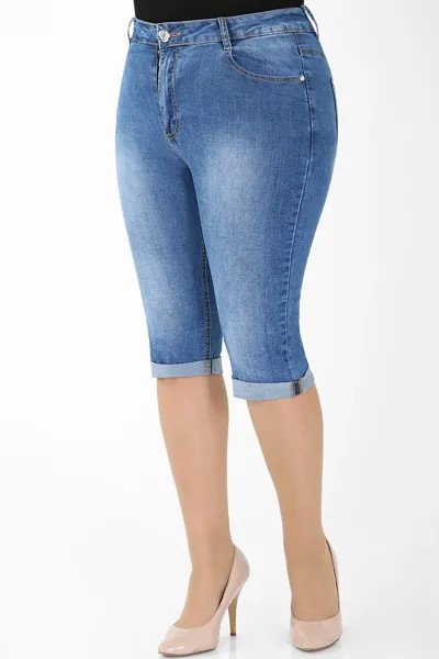 Бриджи женские AlmondShop М-12 6613.С1 синие 52 RU