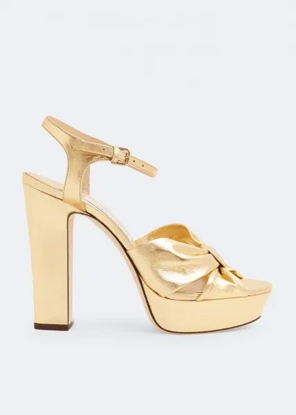 Сандалии JIMMY CHOO Heloise 120 sandals, золотой