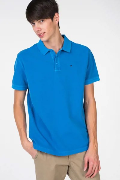 Поло мужское Tommy Hilfiger DM0DM05191 синее L