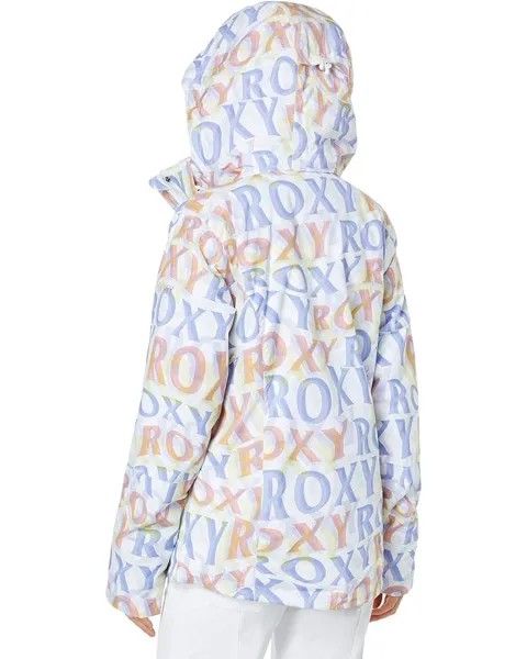 Куртка Roxy Jetty Jacket, цвет Bright White Sunbeam Lettering