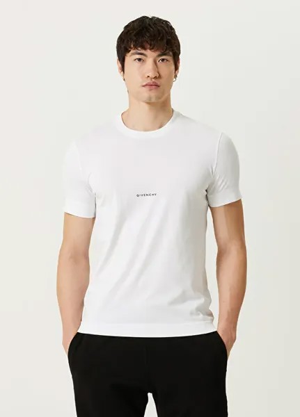 Белая футболка с логотипом Givenchy