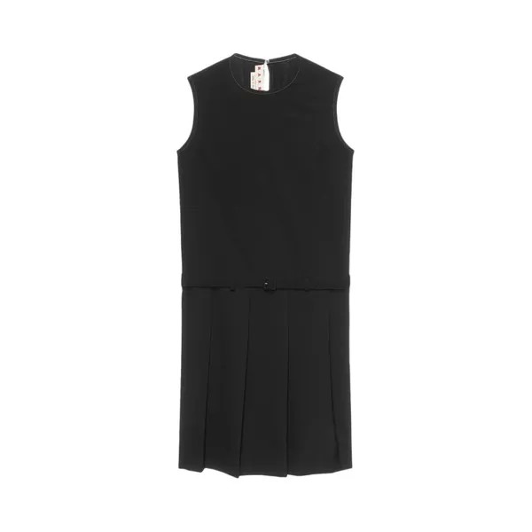 Платье Marni Wool Dress, черный