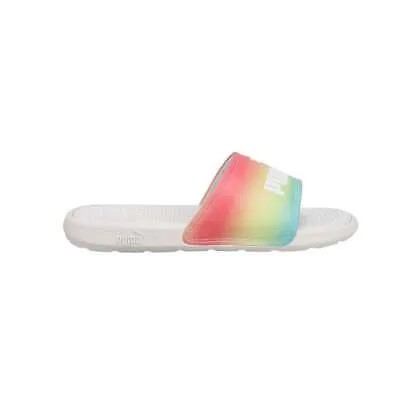 Белые повседневные сандалии Puma Cool Cat Bright Ombre Bx Slide Youth Boys 386971-01
