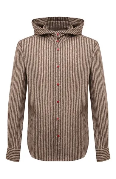 Хлопковая рубашка Kiton