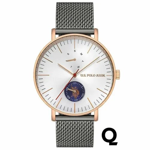 Наручные часы U.S. POLO ASSN. Часы наручные мужские U.S. POLO ASSN. USPA1046-03, 42 мм, розовый