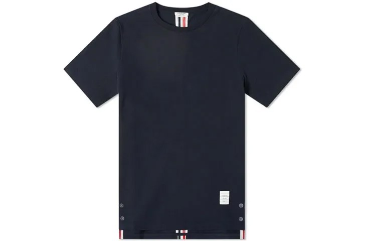Футболка с полосатой спиной Thom Browne