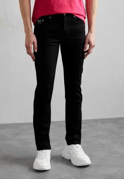 Джинсы приталенного кроя SLIM MILANO Versace Jeans Couture, черный